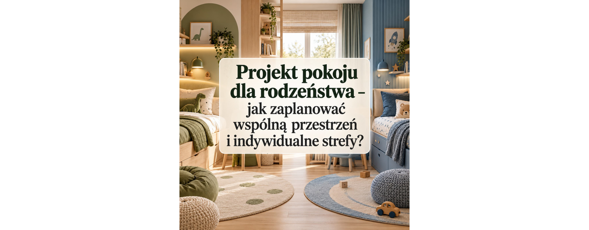 Projekt pokoju dla rodzeństwa – jak zaplanować wspólną przestrzeń i indywidualne strefy?