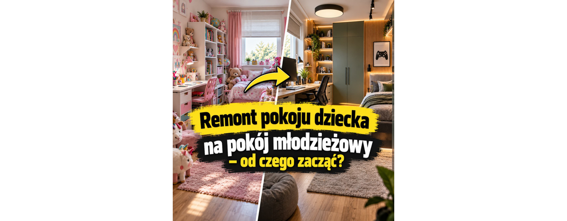 Remont pokoju dziecka na pokój młodzieżowy – od czego zacząć?