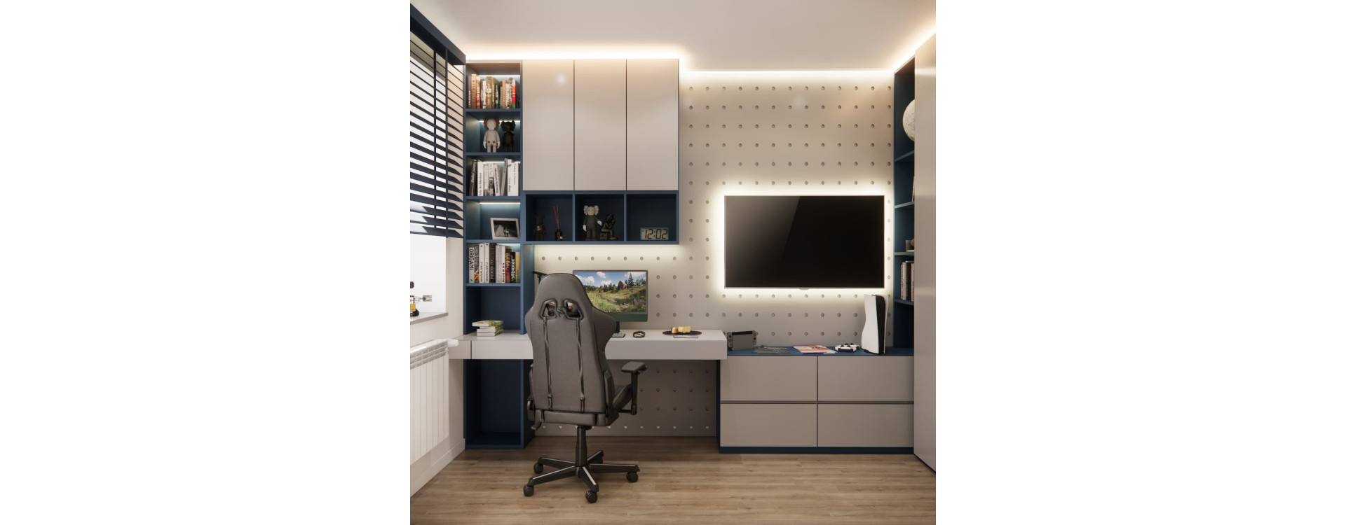Room Design for an 11-Year-Old Boy – Modern 10 m² | Warsaw