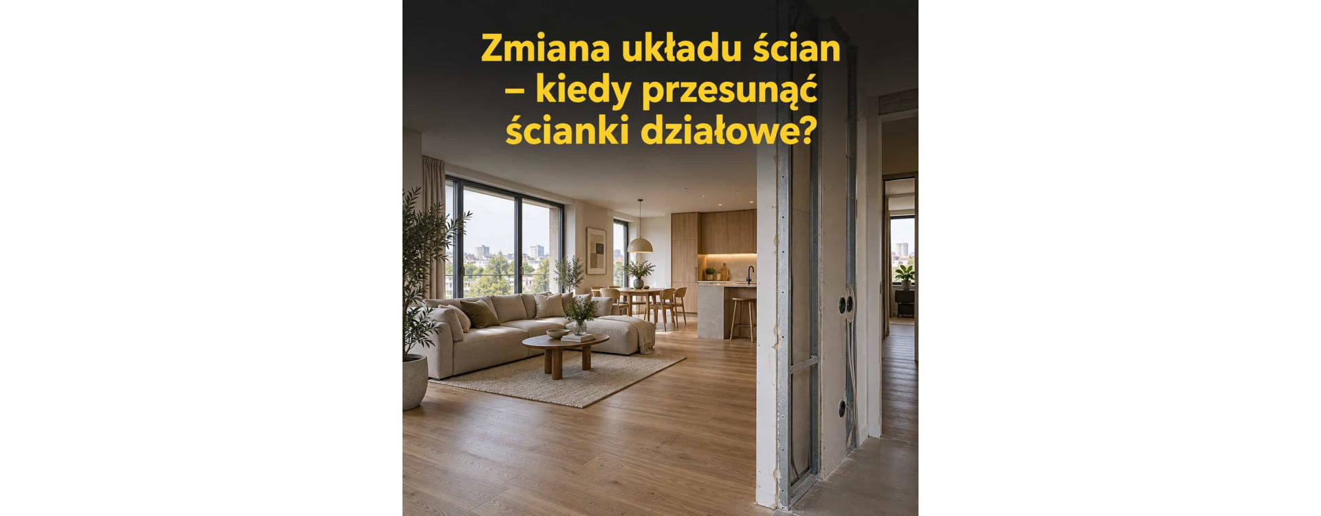 Zmiana układu ścian – kiedy przesunąć ścianki działowe?